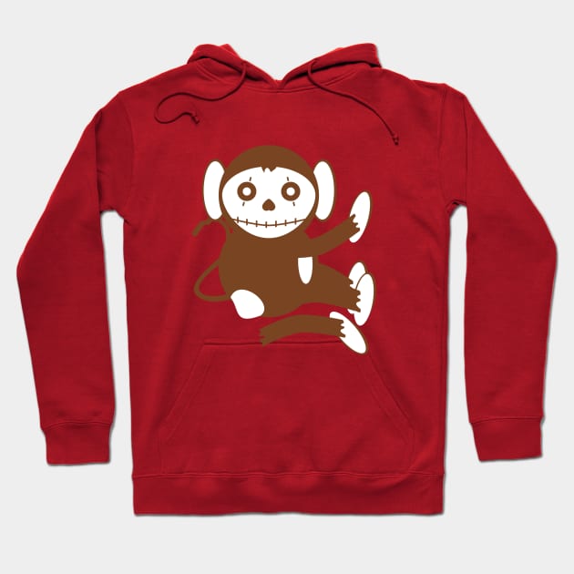 Cute Dead Monkey Hoodie by mailboxdisco